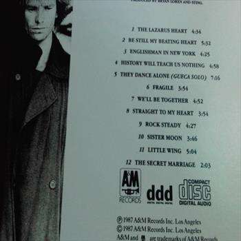 Sting : Nothing Like the sun : CD