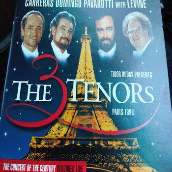 The 3 Tenors in Paris : Carreras Domingo Pavarotti with Levine : CD
