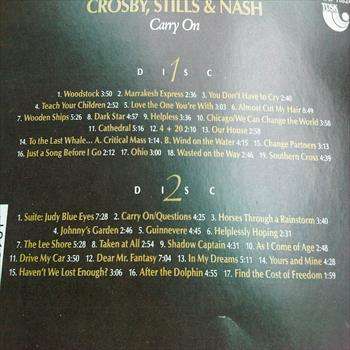 Crosby Stills and Nash : Carry On : 2 CD Set : CD