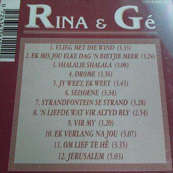 Rina and Ge : Rina and Ge : CD