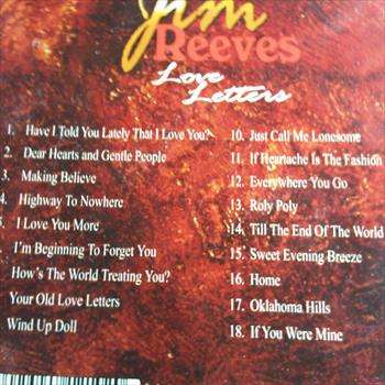 Jim Reeves : Love : CD