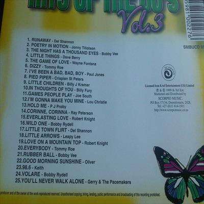 Vol 3 of 10 : Hits of the Sixties : CD