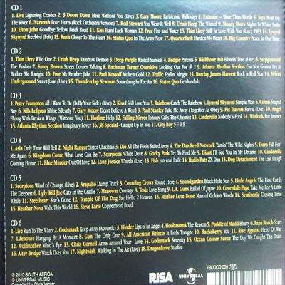 100 Rock Essentials : The Quiter Side : 6 CD Set : CD