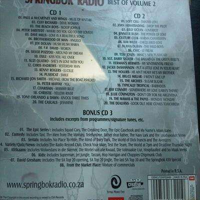Springbok Radio Top 40 : 3 Cd Set : CD