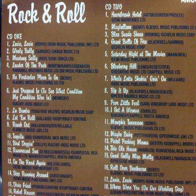 Rock and Roll : 2 CD Set : Various Artists : CD