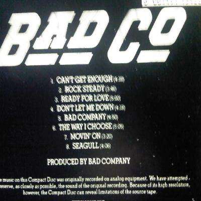 Bad Company : Bad Company : CD