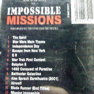 Impossible Mission Volume One : Music of the Movies : CD