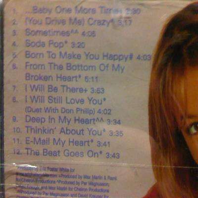 Britney Spears : Baby One More Time : CD