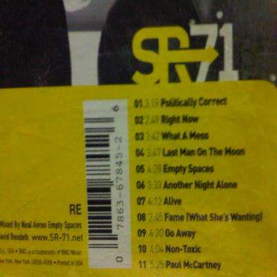 Now you see Inside : SR71 : CD