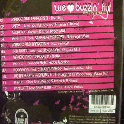 We love Buzzing Fly Mixed by DJ Kanunu : Various Artists : CD