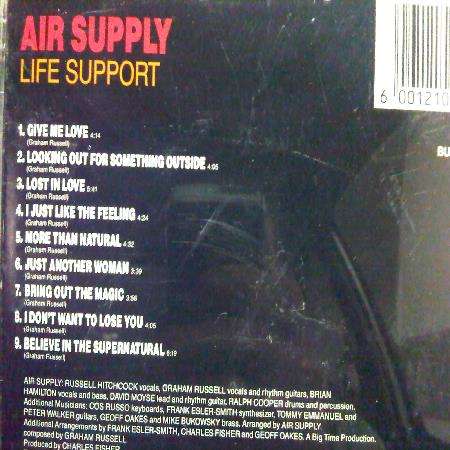 Air Supply : Life Support : CD