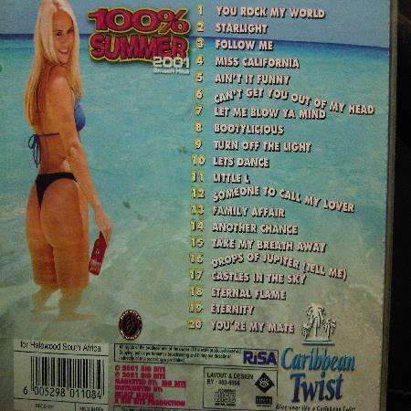 100% Summer 2001 : Various Artists : CD