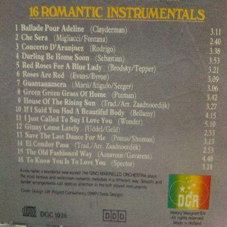 Sunlight Melodies : 16 Romantic Instrumentals : CD