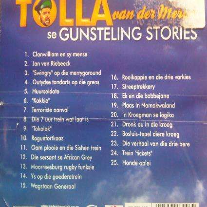 Tolla Van der Merwe : So Gunsteling Stories : CD
