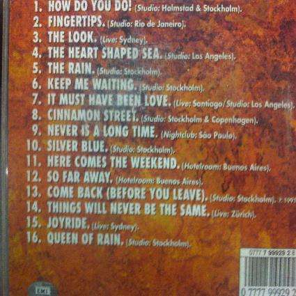 Roxette : Tourism : CD