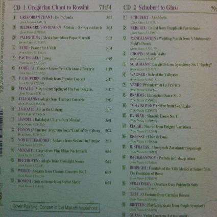 The A to Z of Classical Music : 2 CD Set : Various Artists : CD
