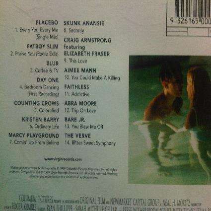 Cruel Intentions : Music from the motion picture : CD