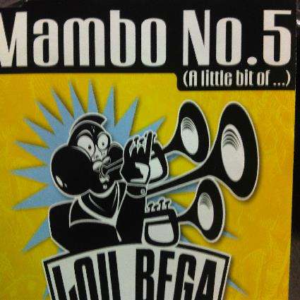 Mambo No 5 : Lou Bega : CD Single : CD