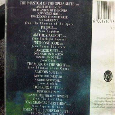 The L.S.O Performs the works of Tim Rice and Andrew Lloyd Webber : CD