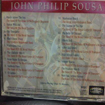 Military Bands play : John Philip Sousa : CD