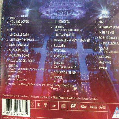 Josh Groban : Awake Live : CD + DVD : CD