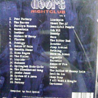 The Doors Nightclub : Volume Two : Various Artists : CD