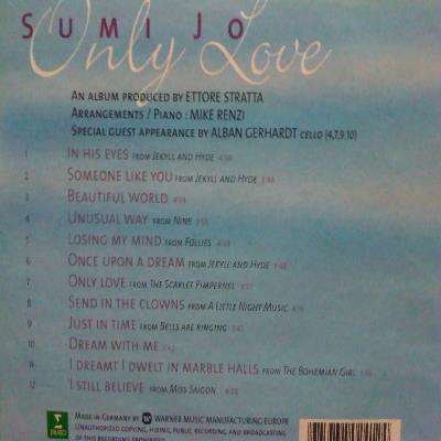 Sumi Jo : Only Love : CD
