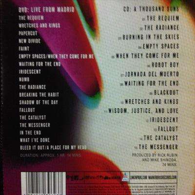 Linkin Park : Thousand Suns : CD + DVD : CD