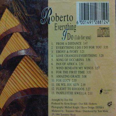 Roberto : Everything I Do : CD