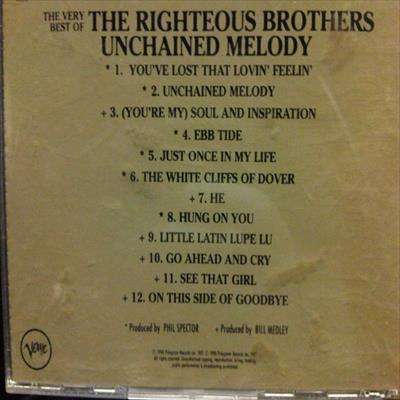 The Righteous Brothers : The Very Best of : CD