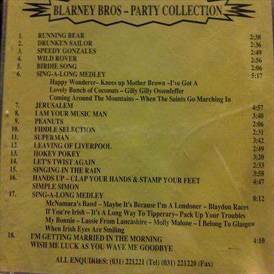 Blarney Bros : Party Collection : CD
