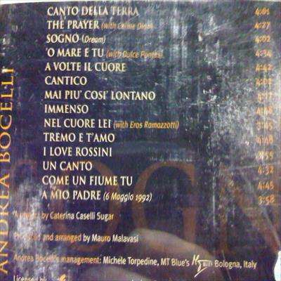 Andrea Bocelli : Sogno : CD