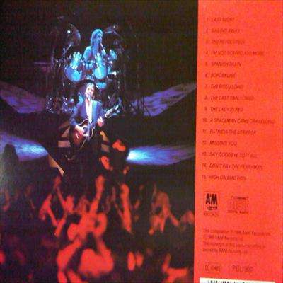 Chris De  Burgh : High on Emotion Live from Dublin {CD FOR SALE)