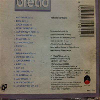 Bread : Anthology : CD
