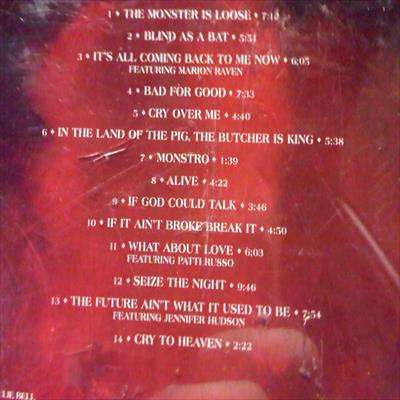 Meat Loaf : Bat Out of Hell 3 : Back into Hell : The Monster is Loose : CD