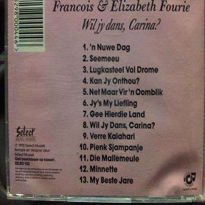 Francois and Elizabeth : Wil Jy Dans : CD