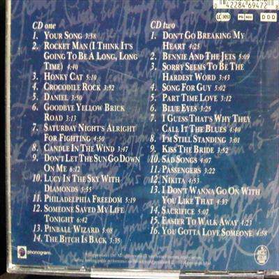 Elton John : The Very Best of : 2 CD Set : CD
