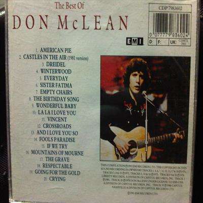 Don McLean : The Very Best of : CD