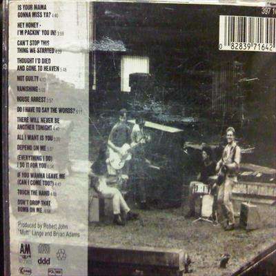 Bryan Adams : Waking Up the Neighbours : CD