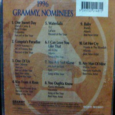 1996 Grammy Nominees : Various Artists : CD