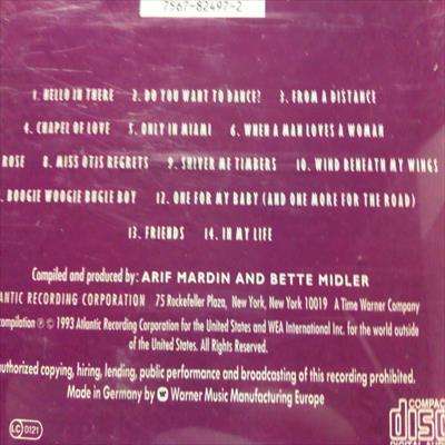 Bette Midler : Experience the Divine : Greatest Hits : CD