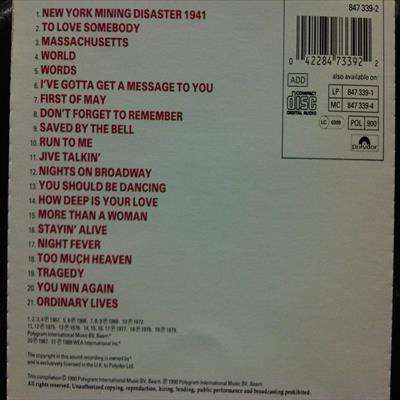 Bee Gees:The Very Best of : CD