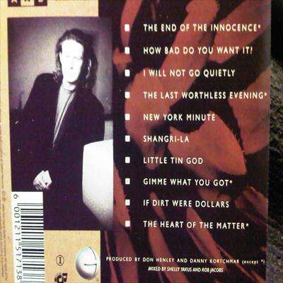 Don Henley : The End of Innocence : CD