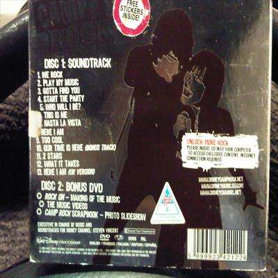 Walt Disney Camp Rock 2 Disc Collectors Edition Soundtrack (CD FOR SALE)