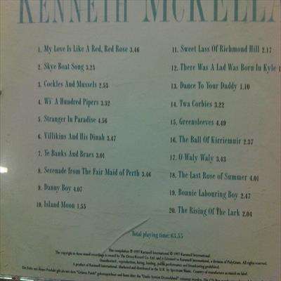 Kenneth McKellar : The Bey Best of : CD