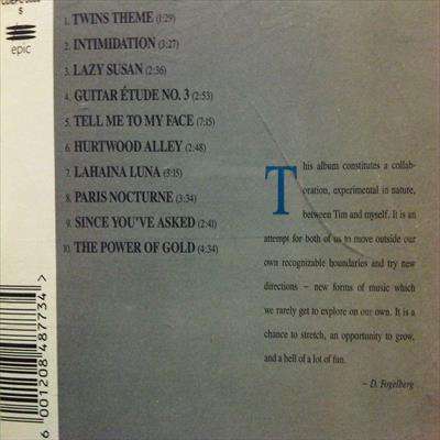 Fogelberg / Weisberg : Twins of different mothers : CD