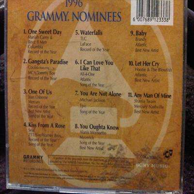 1996 Grammy Nominees : Variosu Artists : CD