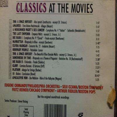 Classics : At the Movies : Various Artists : CD