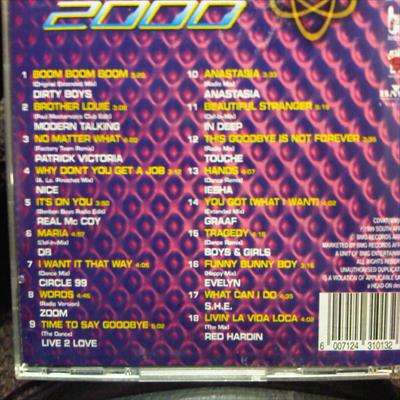 Eurohits 2000 : Volume 2 : CD