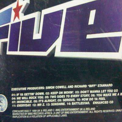 Five : Invincible : CD
